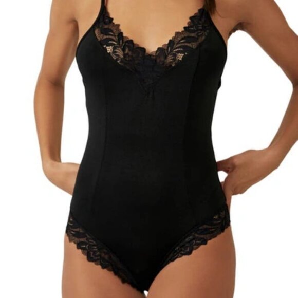 NEW FREE PEOPLE Wild Bunch Bodysuit 2M1T - Picture 2 of 4